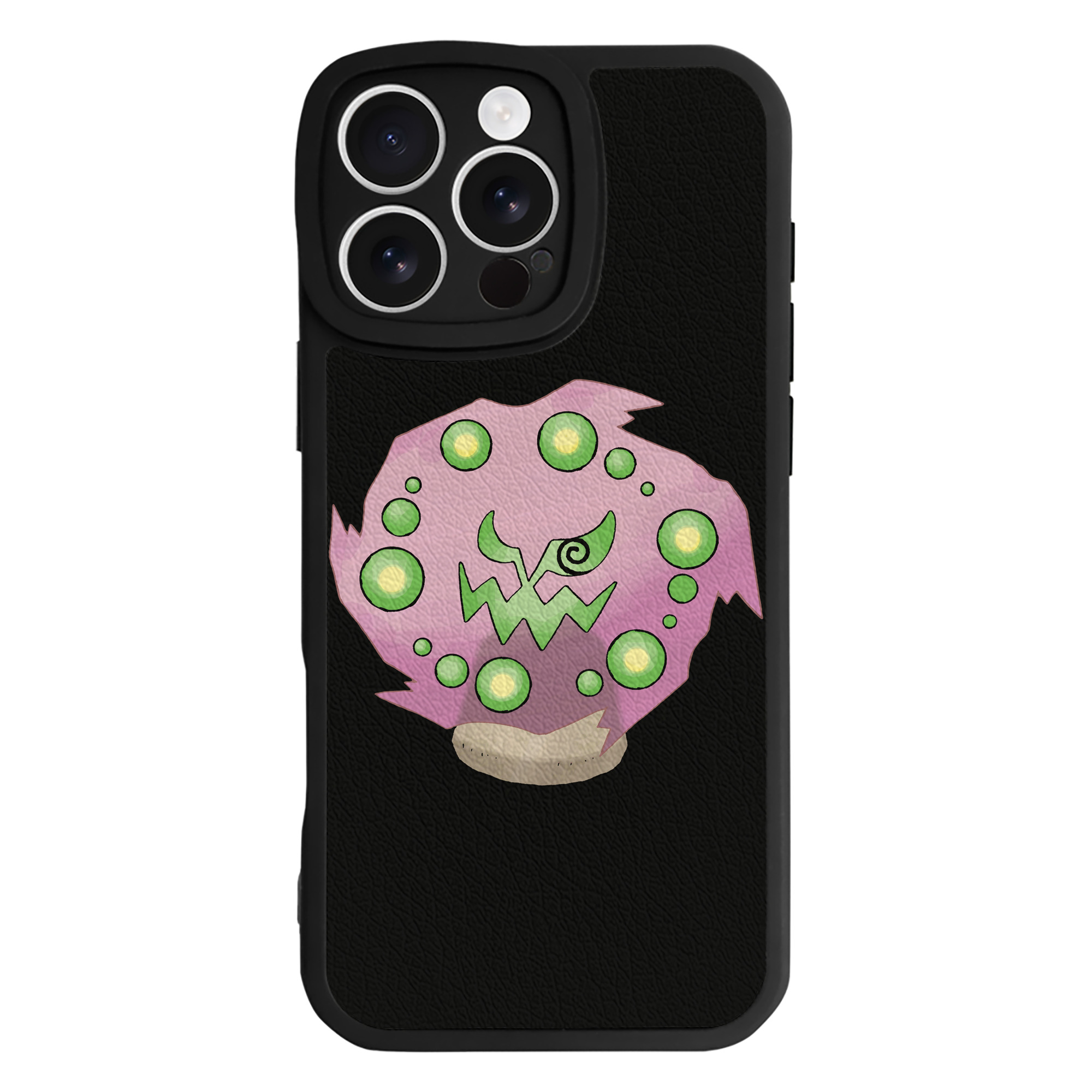 （画像用） ポケットモンスター Pokémon 【iPhone 16シリーズ対応】シリコンスマホケース（レザー調） 材質：シリコン